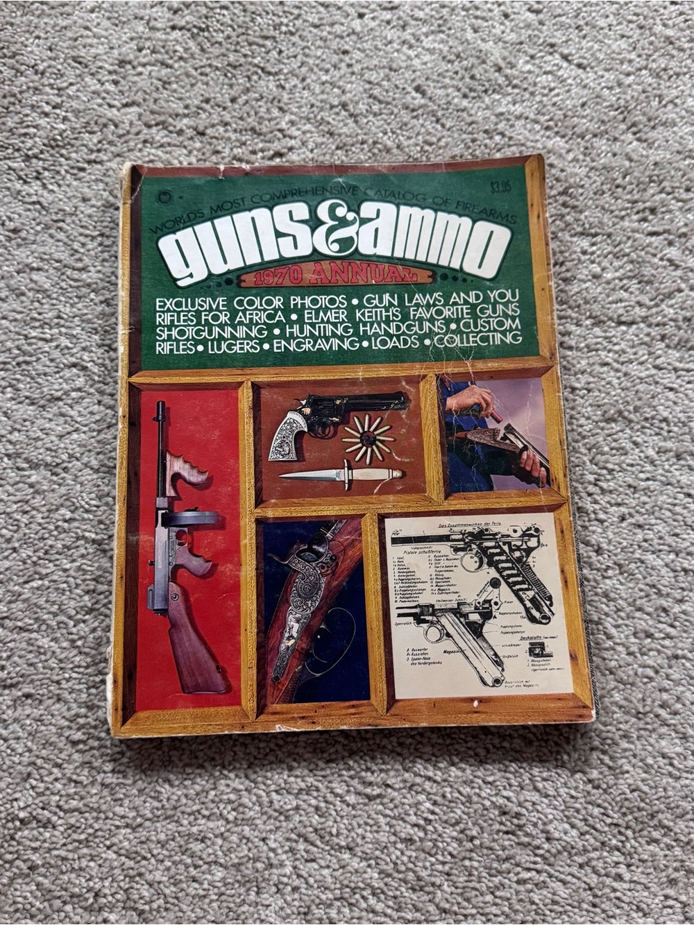 Guns & Ammo 1970 Annual Vintage Firearms Magazine Reference Catalog Petersen